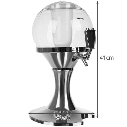Drikkedispenser 3,5 L med isbeholder og lokk, PP/silikon