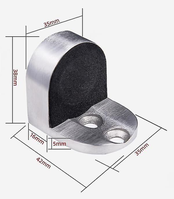 304 Rustfritt Stål Magnetisk Dørstopper Gulv Magnetisk Dørstopper Gulv Magnetisk Dørstopper