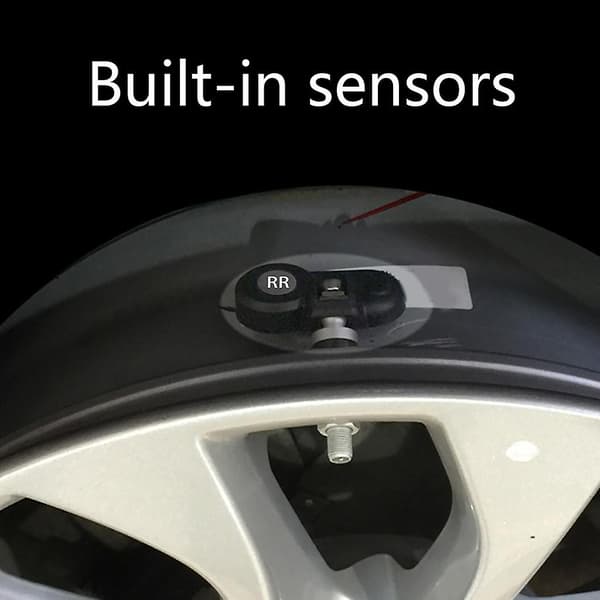 Trådlöst solenergi Tpms bildäckstryckövervakningssystem externa sensorer