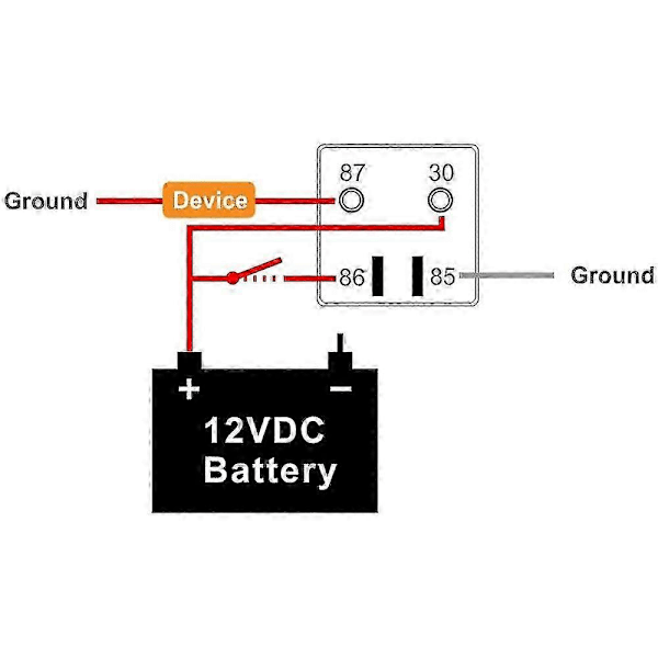 12V 200A Bilrelä
