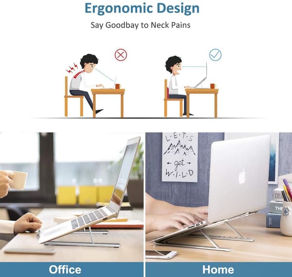 Portable Adjustable Stand for Laptop, Notebook, Tablets..