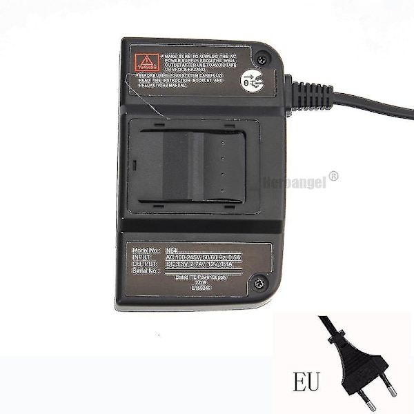 Ny strømadapterlader for Nintendo N64, kompatibel med Nintendo 64