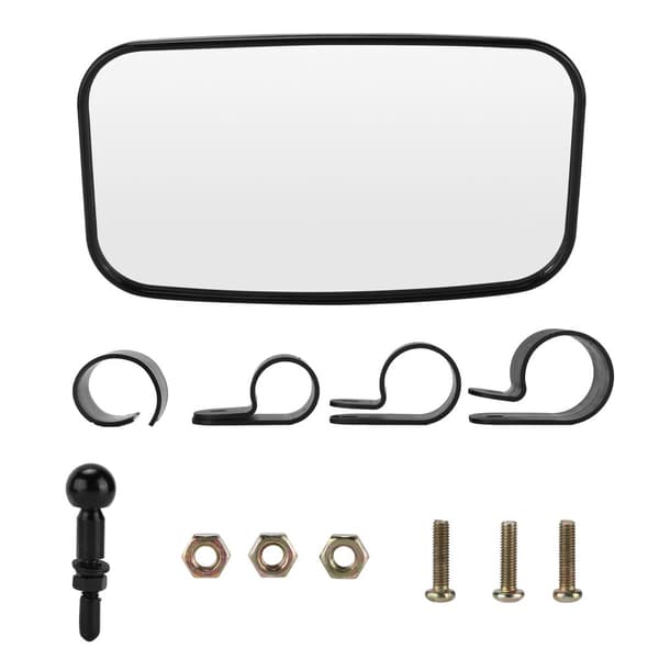 Universal UTV Rearview Mirror - Clear Panoramic View for Off-Road Vehicles