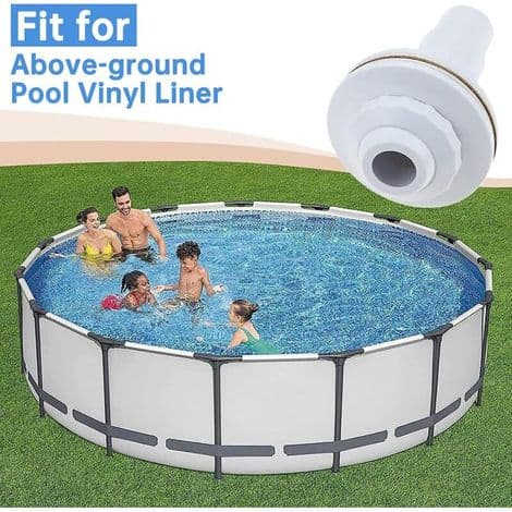 Poolreturdyse, Poolindløbsdyse med 38/32 mm Slangetilslutning, Poolreturdyse, Poolindløbsdyse, til Poolafløb