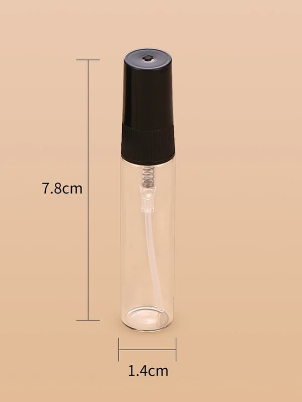 5-pakkaus - Suihkepullo / Minipullo lasista – 5 ml