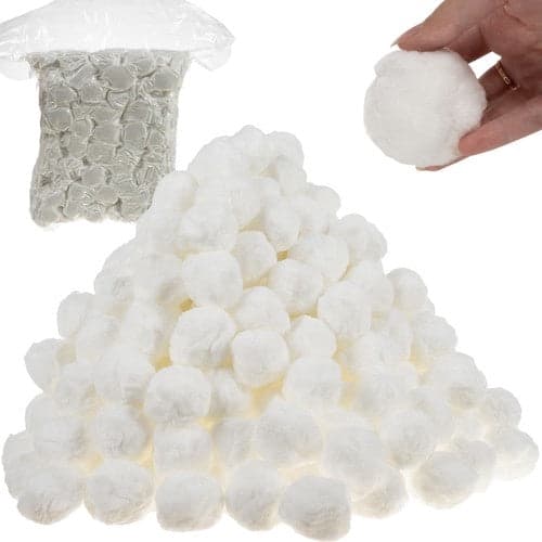 Filterballer til sandfilterpumpe 1,4 kg polyetylen 1 mikron vaskbare
