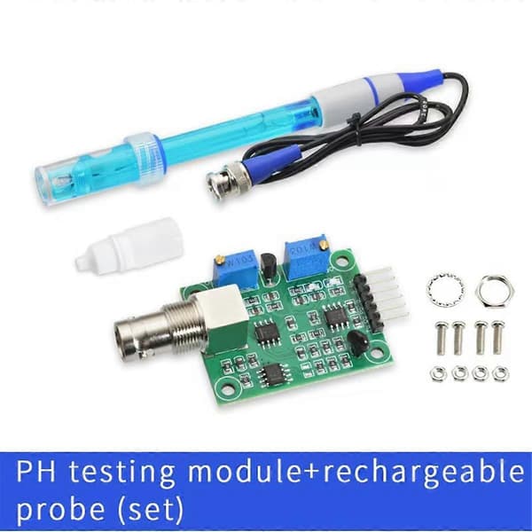 PH4502C PH-verdi Deteksjonssensor Modulsett Deteksjon Regulator Jord Vannkvalitet Syre-Konsentrasjonssensor