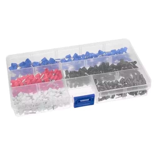 Ferrule Tool 0.25-10 mm² with 500 Ferrules (5 sizes) set
