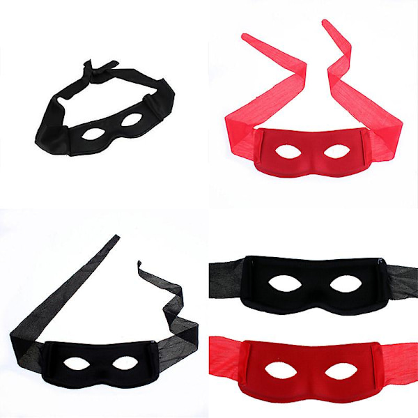 Bandit Zorro Maskerad Mask för Temafest Maskeradkostym Halloween