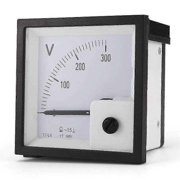 72-L6 Voltmeter 300V Pekares-typ Spänningmätare Mekanisk Huvudpekare Generatoruppsättning Del