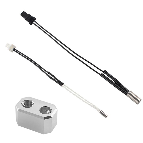 Värmeblock, Termometerkabel och Uppvärmningskit för Prusa MK4 24V 40W för Prusa MK4 3D-skrivare Extruderdelar