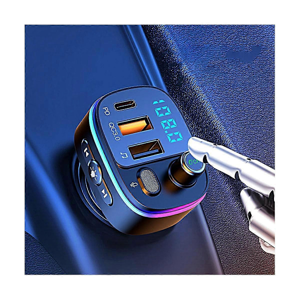 Ny Bil Bluetooth Mp3 Afspiller Tabsfri Bluetooth Opkald Multifunktionel Bilafspiller Biloplader 3.0 Hurtig