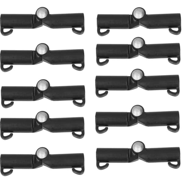 10 st BFork Anslutningsled Trädgårdsstöd Klätterväxtstöd Anslutningar (Innerdiameter 11mm)