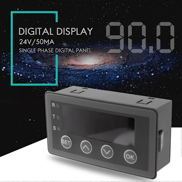 Digitalt displaymeter 0-10V 0-20MA 2-10V 4-20MA Analog Input Display Table Digital Display Head wit