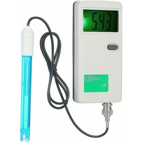 Højpræcisions pH-meter, bærbart pH-tester med baggrundsbelyst display, drikkevandskvalitetstester til laboratorium, hydroponik, akvarium og swimmingpool