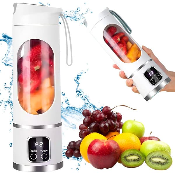 Bærbar Trådløs USB-Blender til Smoothies – Mini Blender