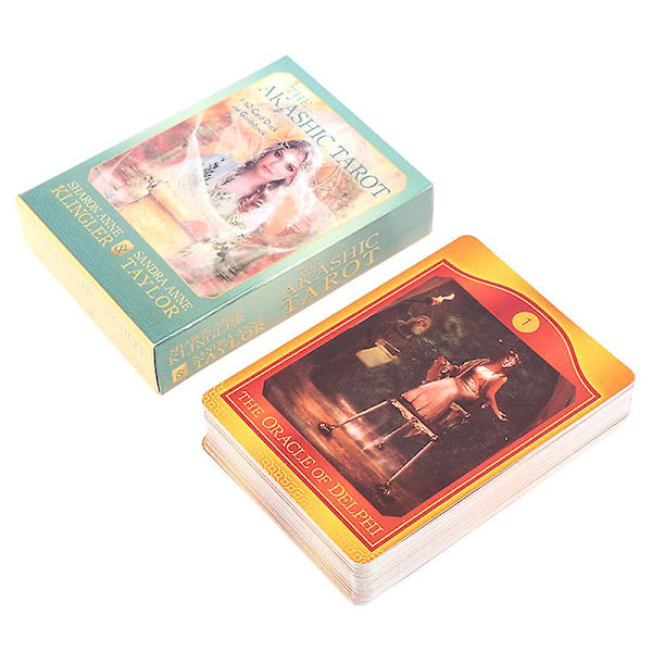 Akashic Tarotkort Engelska Brädspel Divination Resonemang Multiplayer Spel