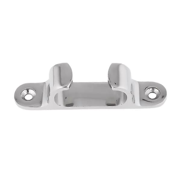 2 Stykker Rustfritt Stål Line Rett Fairlead Baugklyss Båt Pullert Seiling