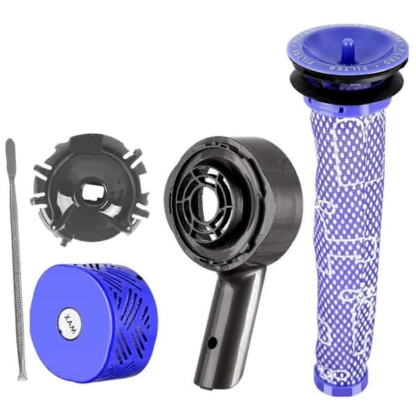 Motor Bagside Dæksel + Præ&Post HEPA Filter Sæt + Udstødningsdæksel til V6 DC58 DC59 DC62 DC72 DC74 Støvsuger Cl