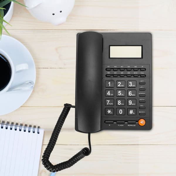 Telefon med nummerpresentasjon for bedrifter og hjemmekontor