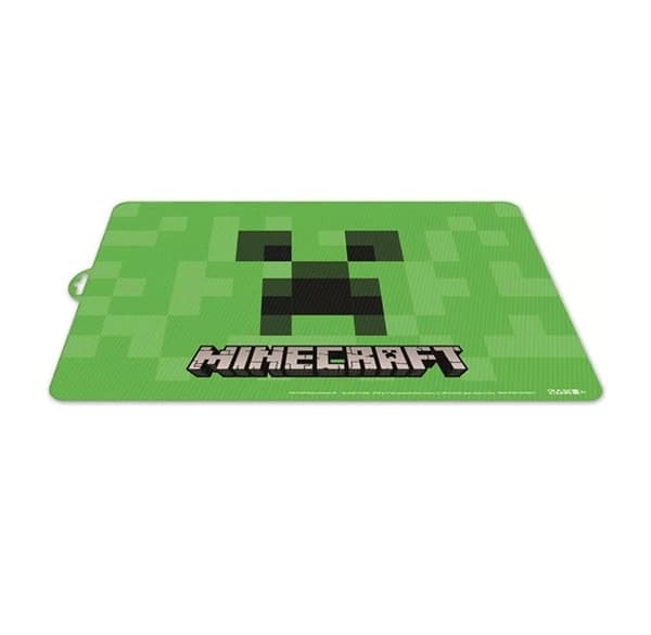 Minecraft-pöytätabletti lapsille – Värikäs ruokailualusta