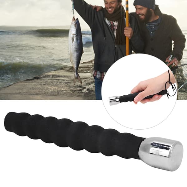Fishing Bat Tool - Aluminum Alloy, 24mm Head Diameter, Non-slip EVA Foam Handle