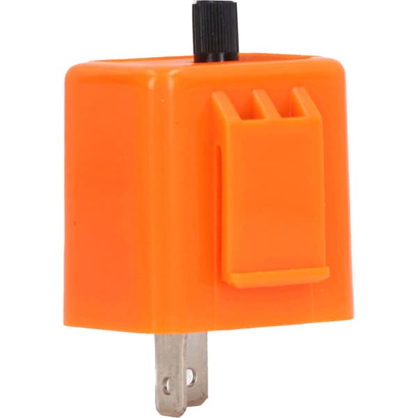 12V LED blinkrelä, 2-stift, normalt öppet, justerbar frekvens för bilar