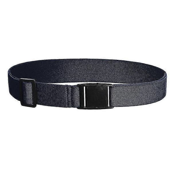 Fashion Unisex Bälte Osynligt Bälte Spännlöst Elastiskt Justerbart Midjeband Canvas Midjebälte