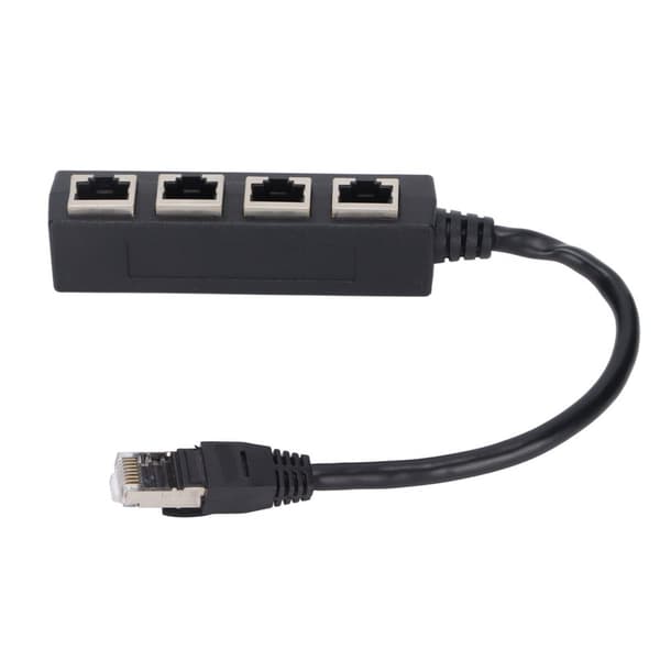 Fremragende forbindelse! RJ45 splitteradapter - 4 porte til problemfri transmission