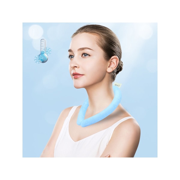 Cooling neck compress, cold summer compress