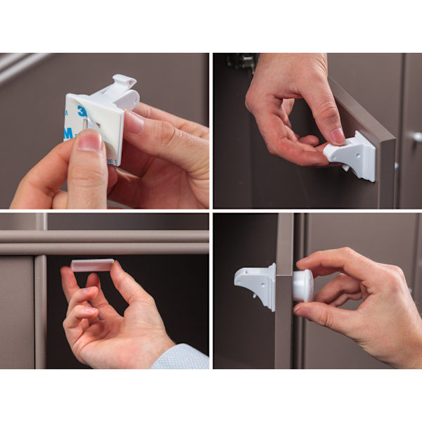 Magnetisk Børnesikring 4-pak