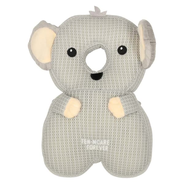 Gåse ryggsekk med hodebeskyttelse koala, grå, 12 mån+