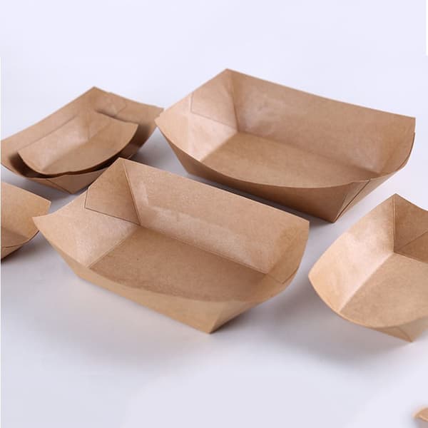 100 stk. papirskåle til takeaway (til hjemmefester og takeaway)