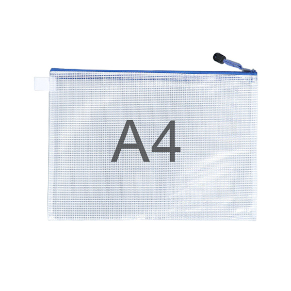 Zip-påsar för A4-dokument 12-pack Vit