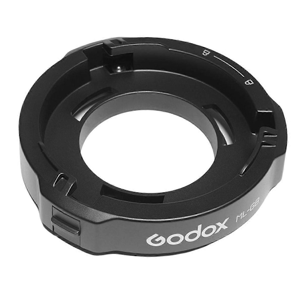 MLGB Bowens Adapter för ML100Bi & ML60IIBi ML60BI ML60 AD300PRO till Bowens Mount Adapter Ring