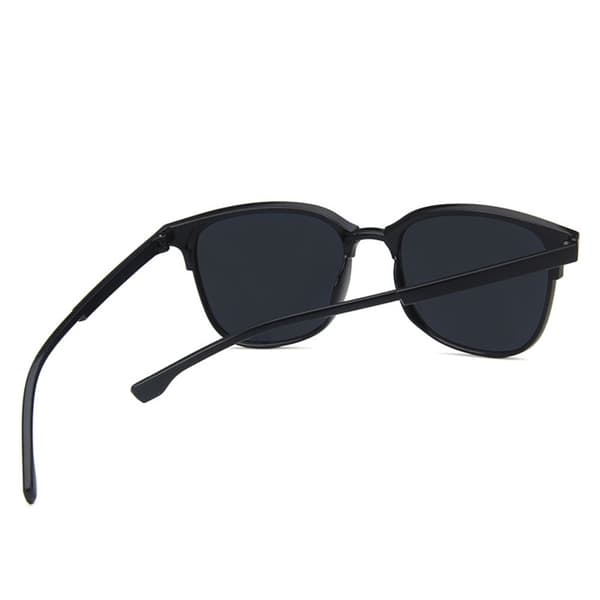 Sorte Clubmaster Solbriller Mørkt Glas