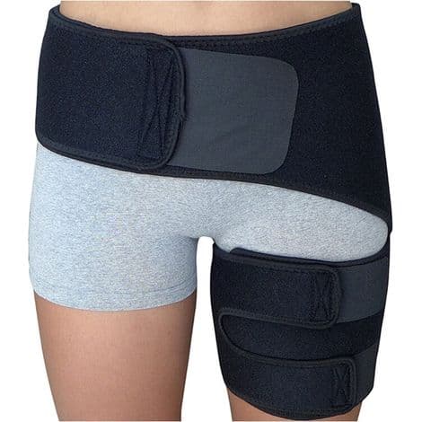 Kompressionsstöd för höften, lindring av ischiasnervsmärta, lårets hamstrings