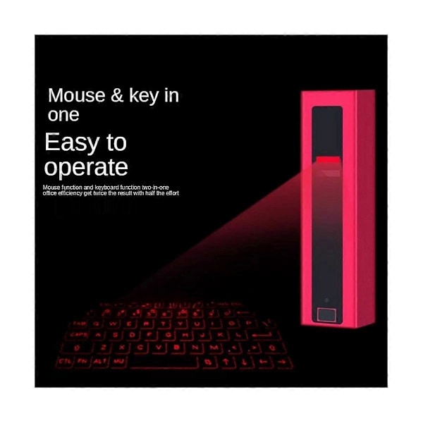 Laserprojektion Virtuellt Tangentbord Bluetooth Laserprojektion Röstsändning Bluetooth Högtalare Mous