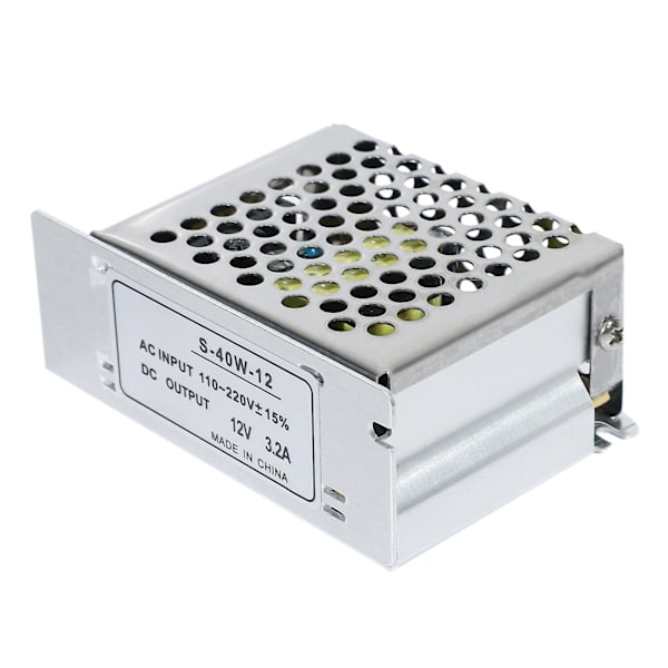 12V 3.2A 40W Switch Strømforsyning Driver Transformer til LED-lysstrimler 110-220V