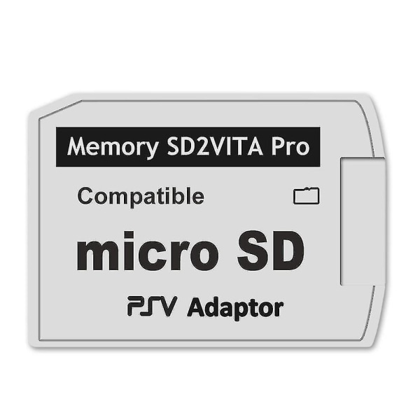 Sd2vita 5.0 Minnekortadapter, For Ps Vita Psvsd -sd Adapter For Psv 1000/2000 Pstv Fw 3.60 Henka