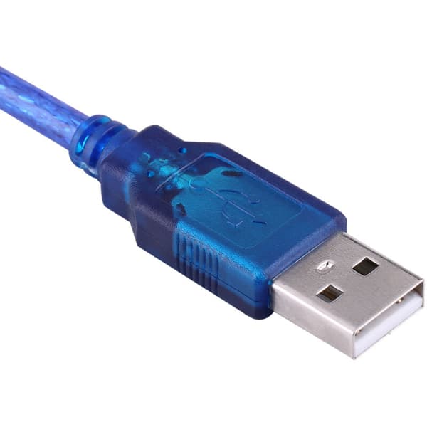 Bil OBD2 USB-kabel skanner analyseverktøy for KKL 409.1 blå