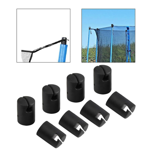 8x Trampolin inhägnad stolpe lock skyddande lock ändskydd skydd vattentät studsmatta skal stång lock för barn hem