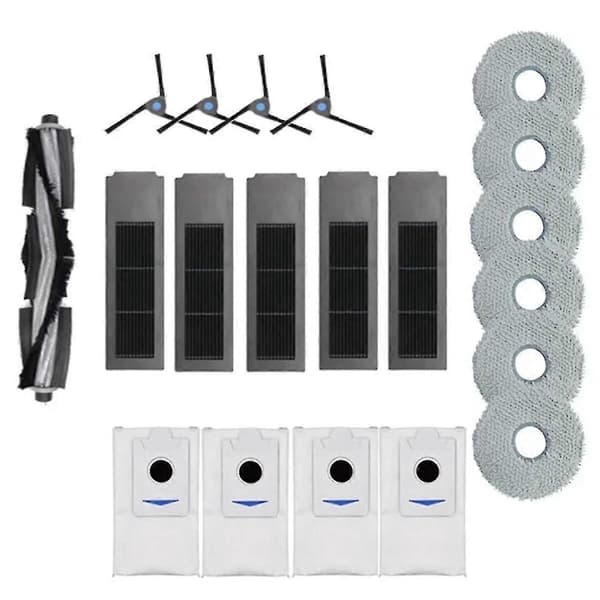 Deebot X2 Omni/ X2 Pro -lisätarvikkeet, pölypussi, HEPA-suodatin, moppiteline, pölysäiliö, robotti-imuri