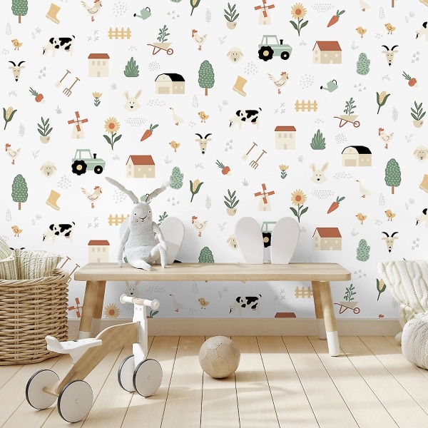 My Kingdom Country Farm Multi Wallpaper Muriva M51507