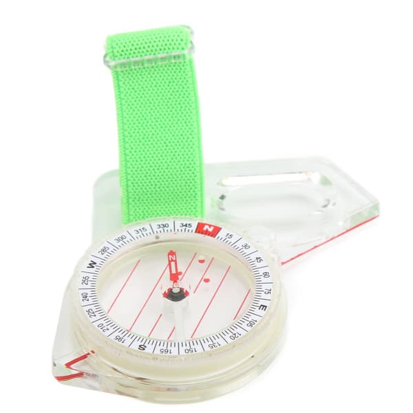 Orienteering Compass with Clear Scale: Lightweight ABS Thumb Compass with Luminous Dot for Adventure Camping