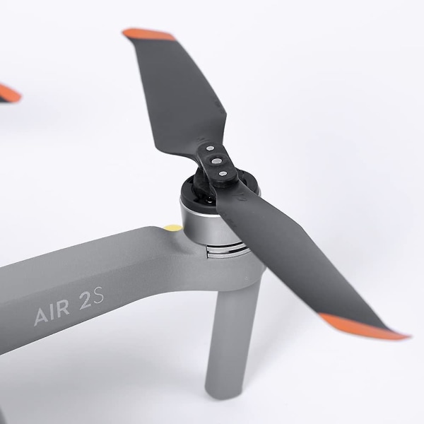 (4 Par Orange) Dji Mavic Air 2/Mavic Air 2s UAV Propeller Lav Støy Propeller Rask Utgivelse Propeller Tilbehør Blad Fargede UAV Propellerblad