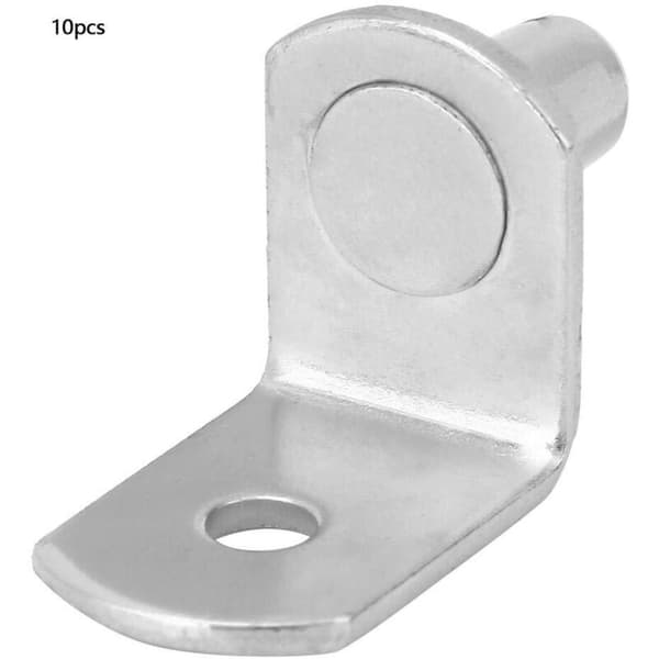 10 st hyllkonsoler för möbler och skåp, hyllpinnar för väggmontering, 66g