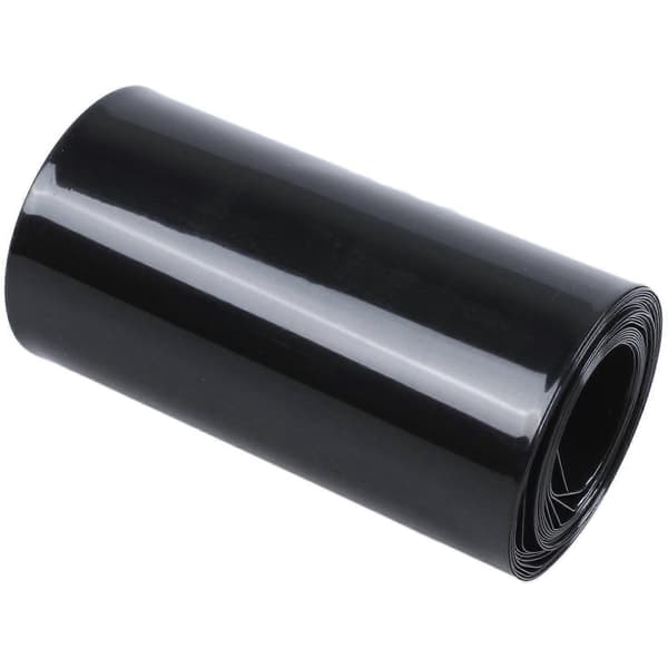70mm/44mm PVC Krympslang Svart 2m 6.5ft för