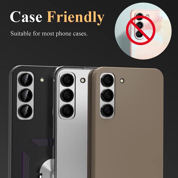 Black Samsung S23 / S23 Plus Camera Lens Protector