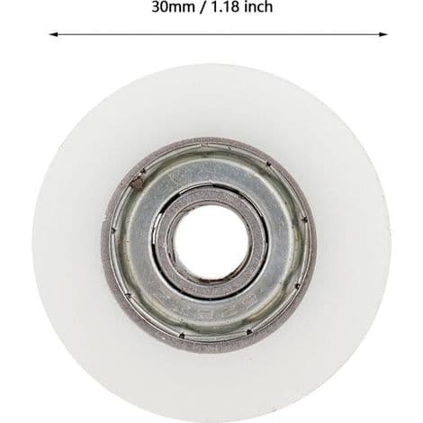 30 mm diameter drivhus skyvedør hjul erstatningssett for drivhus, drivhustilbehør